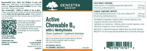 Active Chewable B12 with L-Methylfolate