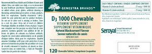 D3 1000 Chewable