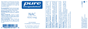 NAC (N-Acetyl-L-Cysteine) 600 MG