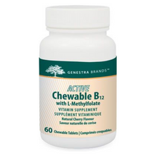 Load image into Gallery viewer, Active Chewable B12 with L-Methylfolate
